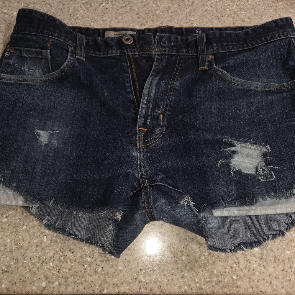 AG The PROTEGE Distressed Denim Women Shorts